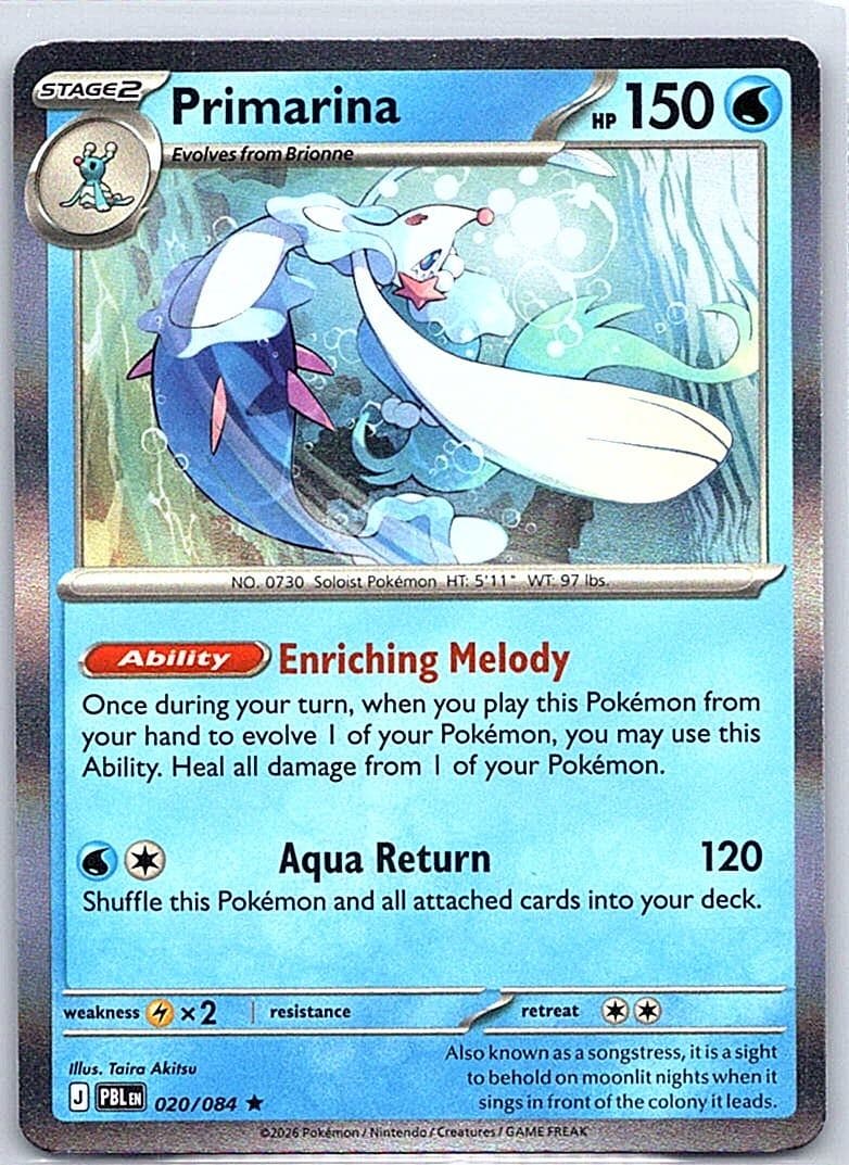 ME05: Pitch Black #020/084 Primarina