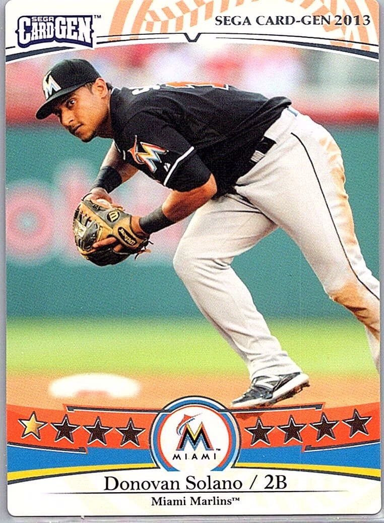 2013 Topps Sega CardGen Donovan Solano RC Topps Japan