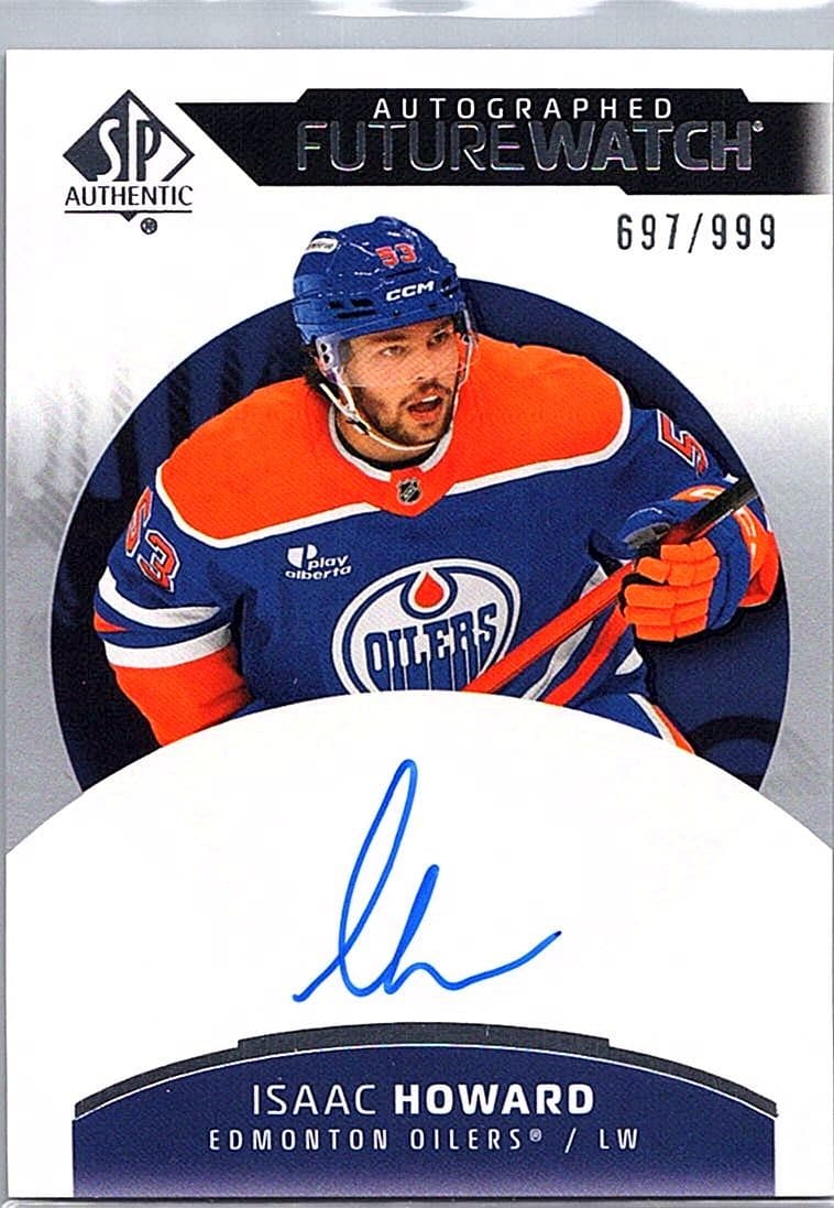 2025-26 SP Authentic #181 Isaac Howard #/999
