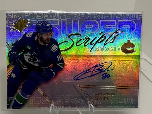 2024-25 SPx #SSR-AB Arshdeep Bains SuperScripts Rookies
