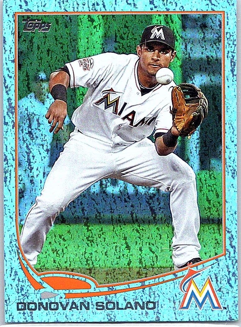 2013 Topps #543 Donovan Solano Sapphire #/25
