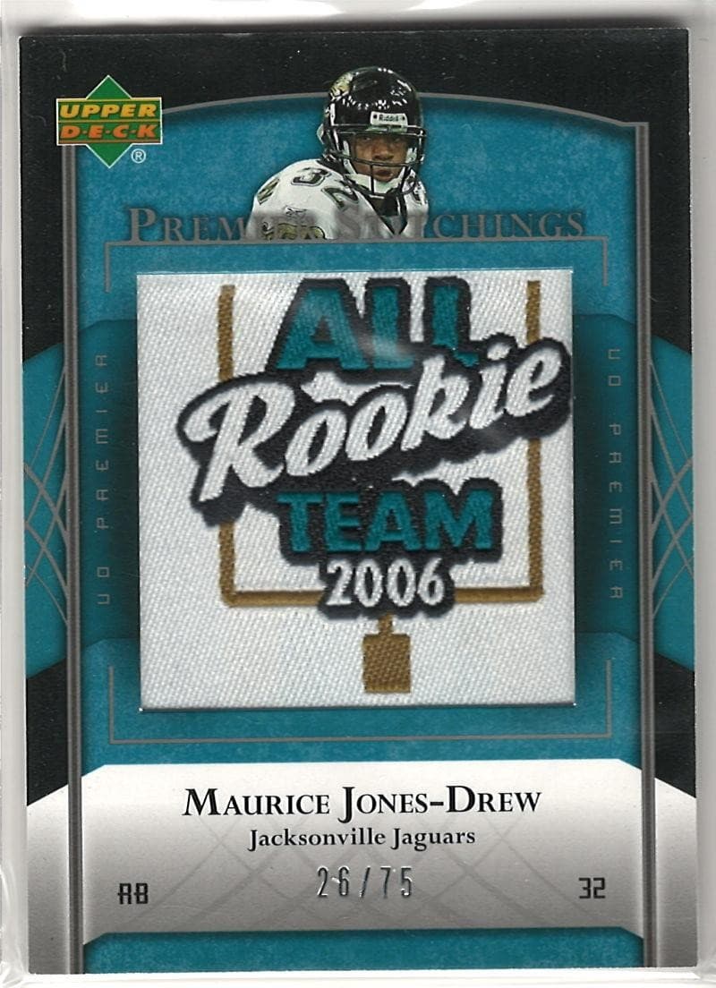 2007 Upper Deck Premier #PS-69 Maurice Jones-Drew Stitchings Variation /75