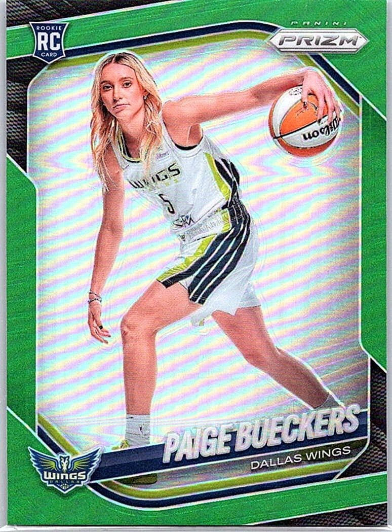 2025 Panini Prizm WNBA #147 Paige Bueckers Green Prizms