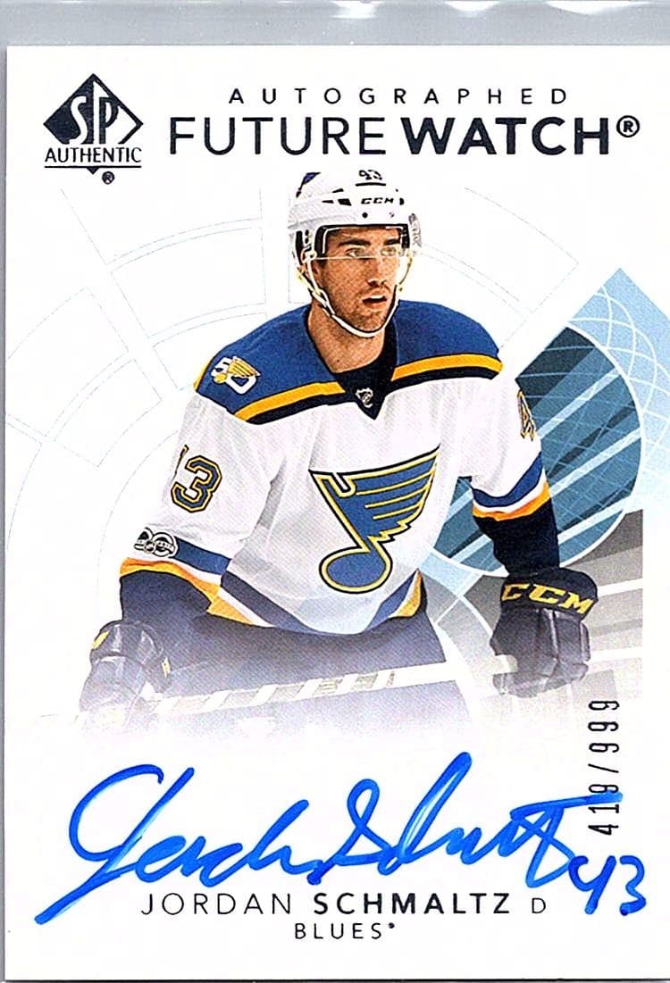 2017-18 SP Authentic #121 Jordan Schmaltz #/999