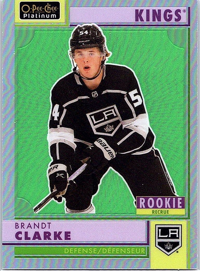 2022-23 O-Pee-Chee Platinum #R-96 Brandt Clarke Retro-Rainbow