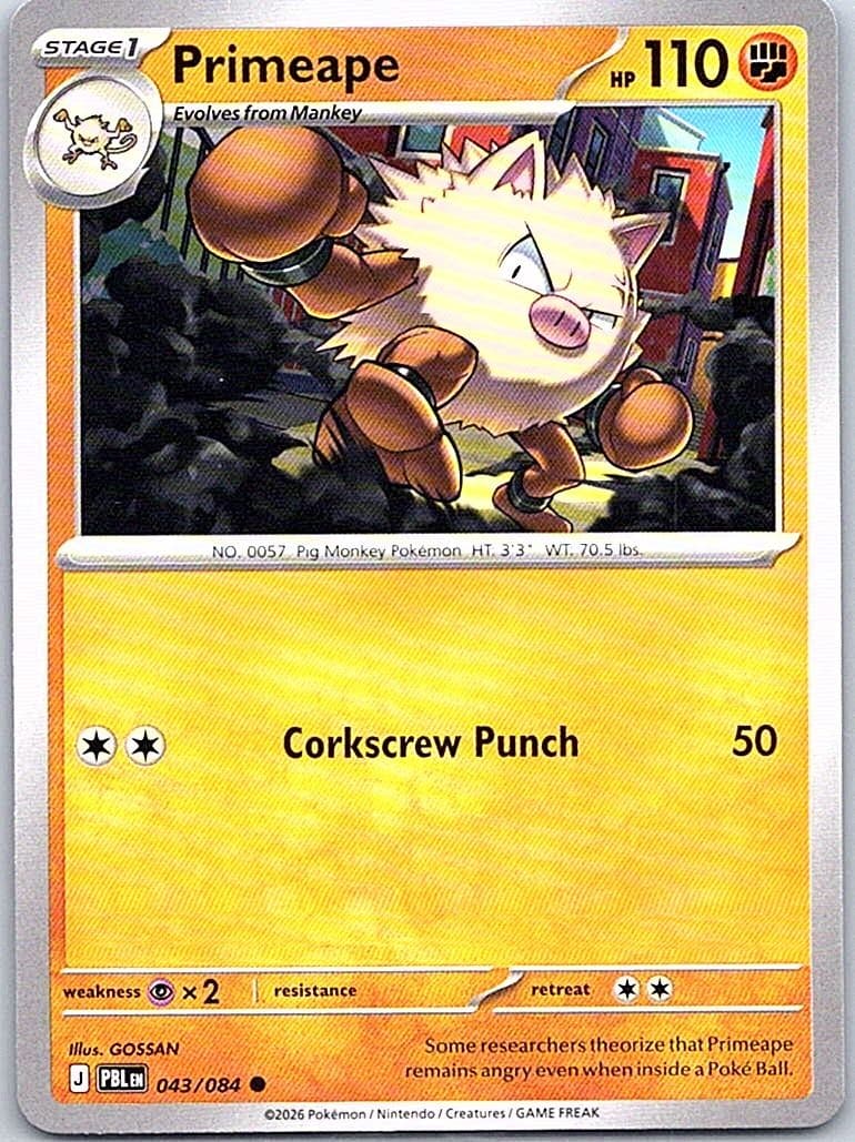 ME05: Pitch Black #043/084 Primeape