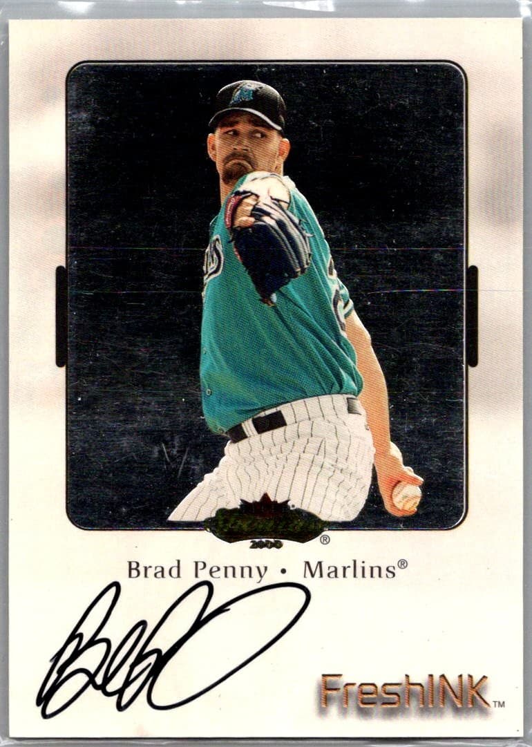2000 Fleer Showcase #NNO Brad Penny Fresh Ink
