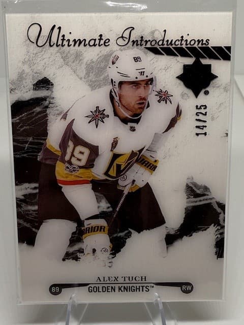 2017-18 Ultimate Collection Alex Tuch Ultimate Introductions RC Onyx /25