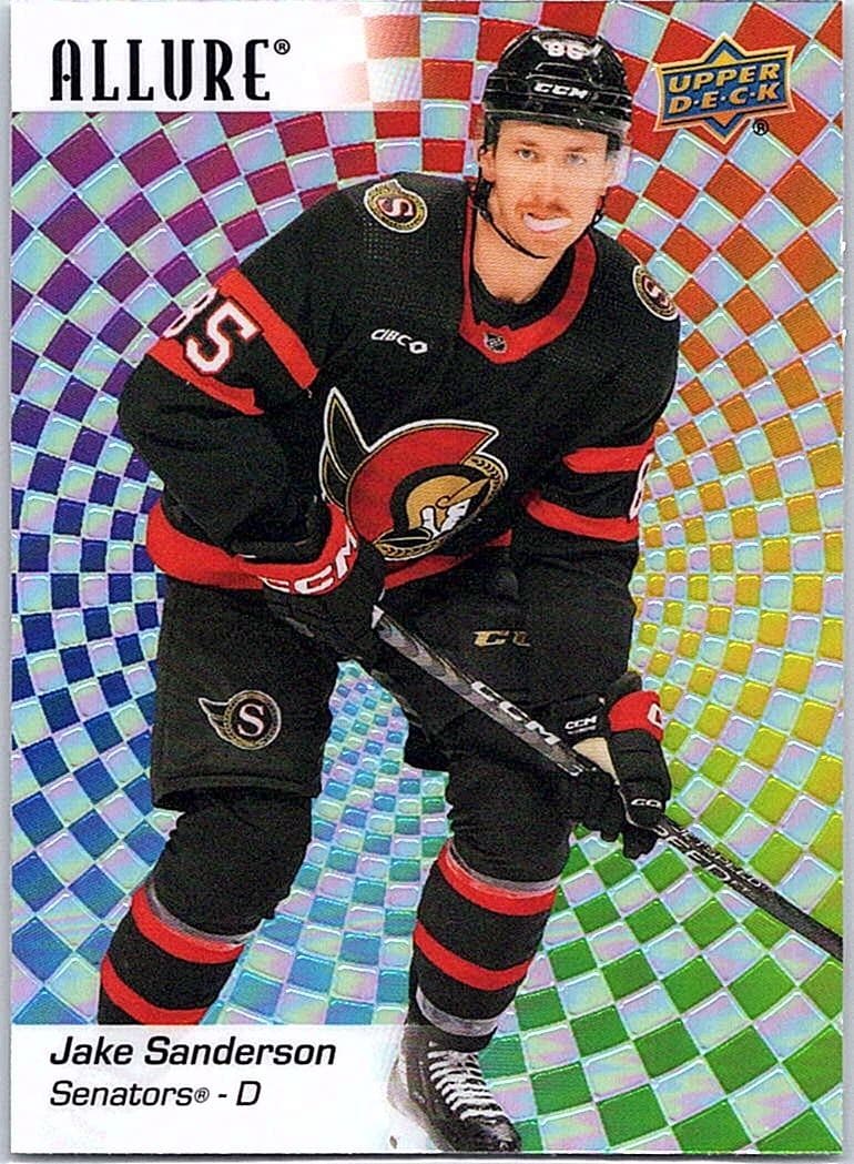 2023-24 Upper Deck Allure #42 Jake Sanderson Hypnosis