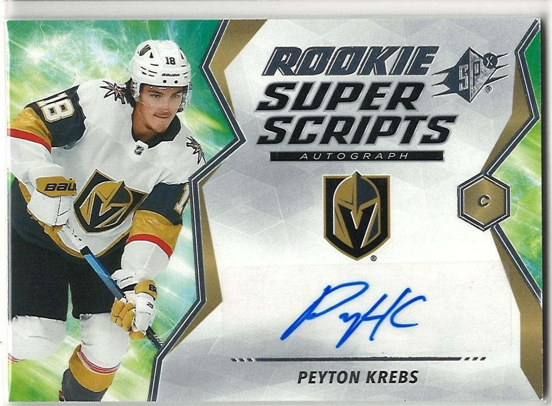 2020-21 SPx #RS-PK Peyton Krebs Rookie Superscript