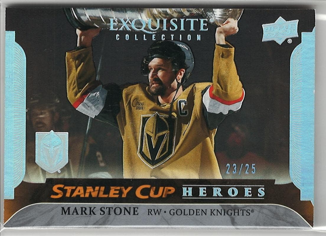 2025-26 Exquisite Collection Stanley Cup Heroes Silver Spectrum Mark Stone /25