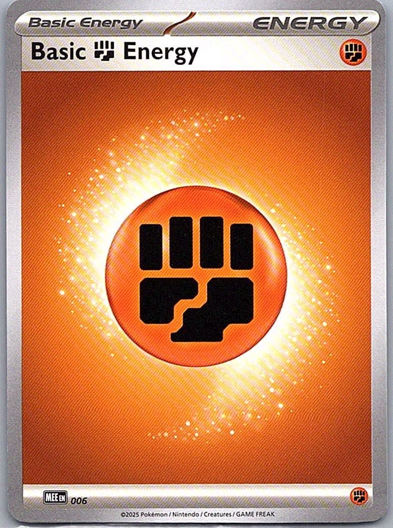 MEE: Mega Evolution Energies #6 Basic Fighting Energy