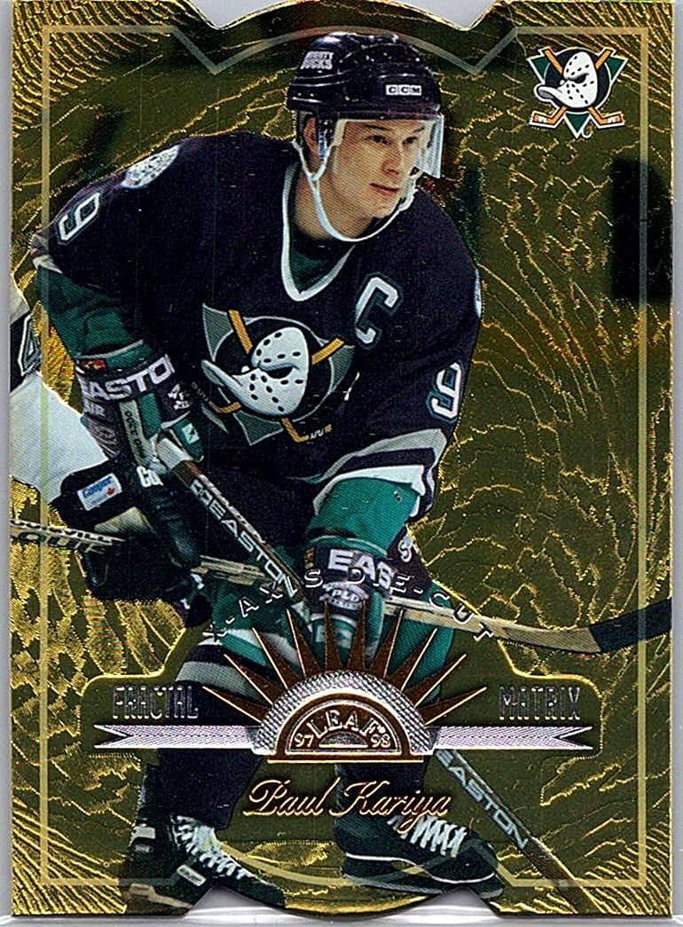 1997-98 Leaf #6 Paul Kariya Fractal Matrix Die Cuts SSP