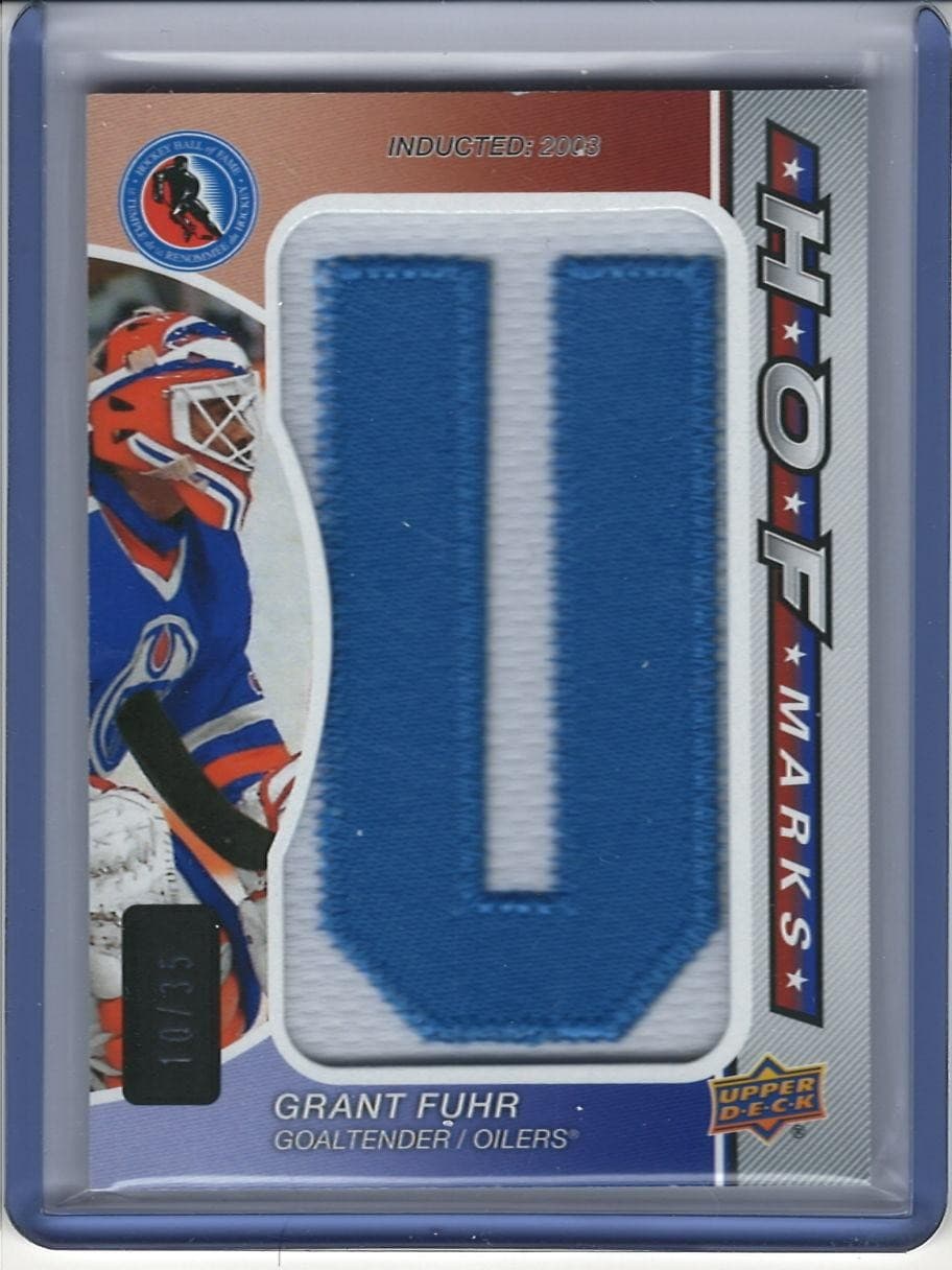 2023-24 SP Game Used #HOFM-GF Grant Fuhr HOF Marks #/35