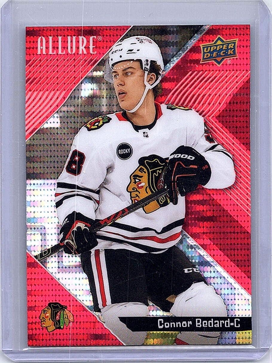 2024-25 Upper Deck Allure #94 Connor Bedard Red Rainbow