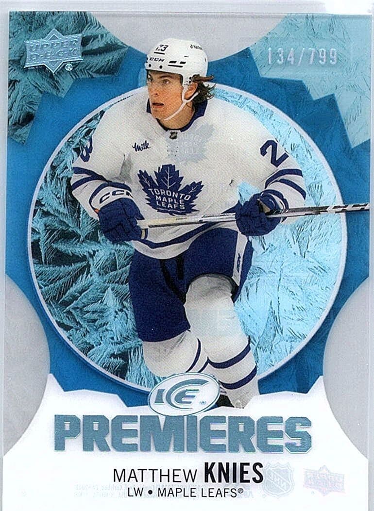 2023-24 Upper Deck Ice #247 Matthew Knies Ice Blue #/799