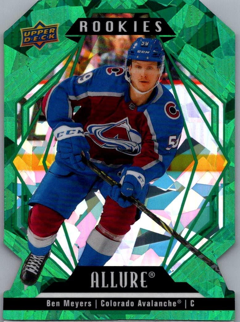 2022-23 Upper Deck Allure #116 Ben Meyers Green Rainbow #/99