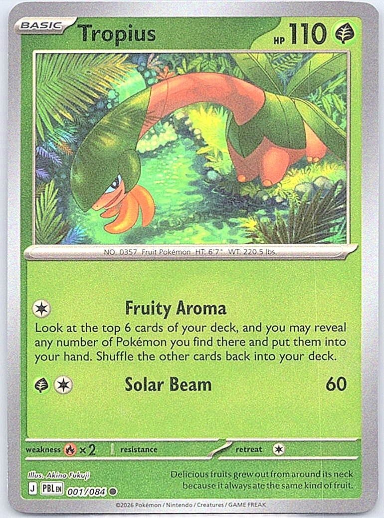 ME05: Pitch Black #001/084 Tropius
