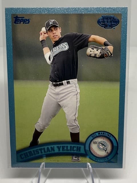 2011 Topps Pro Debut #53 Christian Yelich Blue #/309