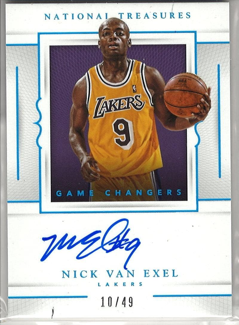 2015-16 Panini National Treasures #GC-NVE Nick Van Exel Game Changers /49