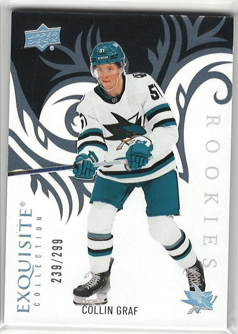 2024-25 Upper Deck Ice #R-43 Collin Graf Exquisite Collection Rookies #/299