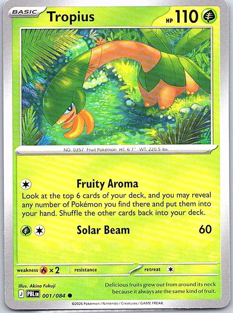 ME05: Pitch Black #001/084 Tropius