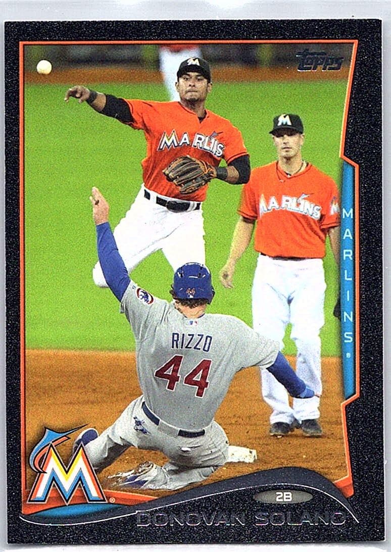 2014 Topps #567 Donovan Solano Black #/63