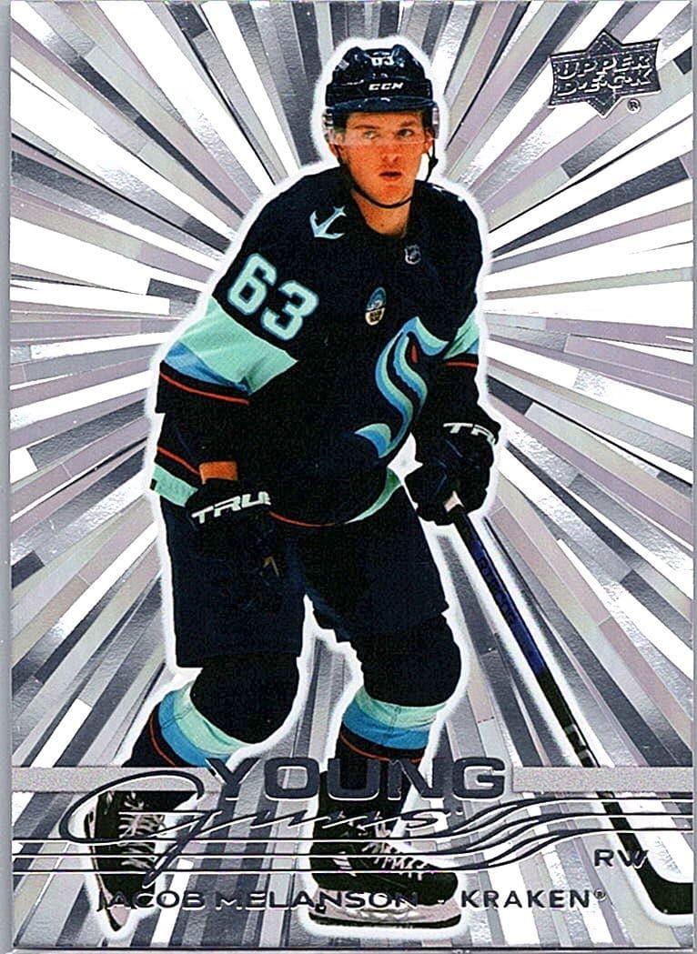 2025-26 Upper Deck #230 Jacob Melanson Outburst Silver