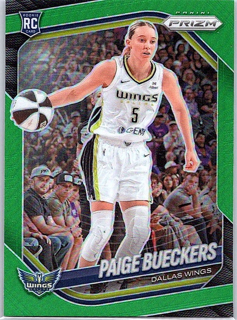 2025 Panini Prizm WNBA #5 Paige Bueckers Green Prizms