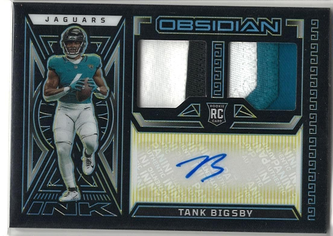 2023 Panini Obsidian Tank Bigsby RPA RC Electric Etch Yellow Auto /10