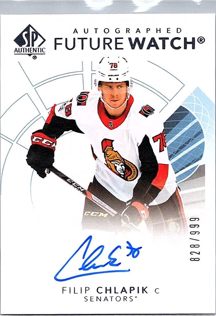 2017-18 SP Authentic #171 Filip Chlapik #/999
