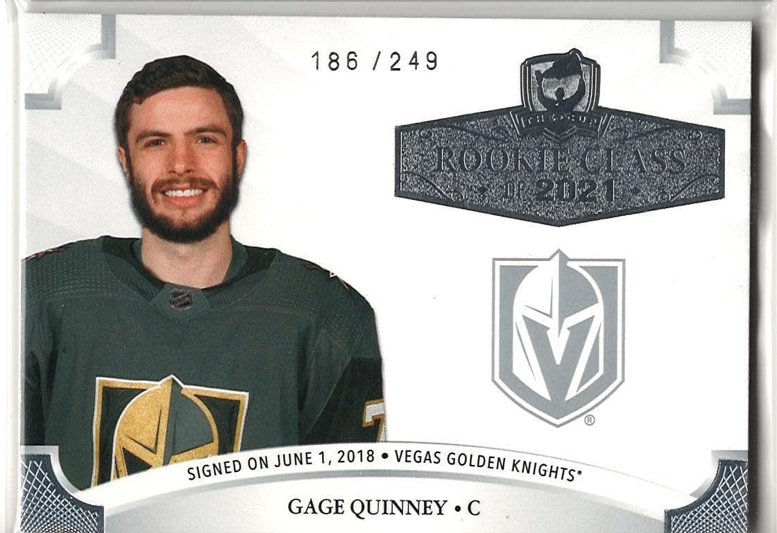 2020-21 Upper Deck The Cup #2020-GQ Gage Quinney Rookie Class of 2021 /249