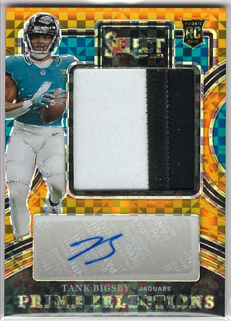 2023 Select Tank Bigsby RC Prime Selections Gold Prizm RPA Auto /10