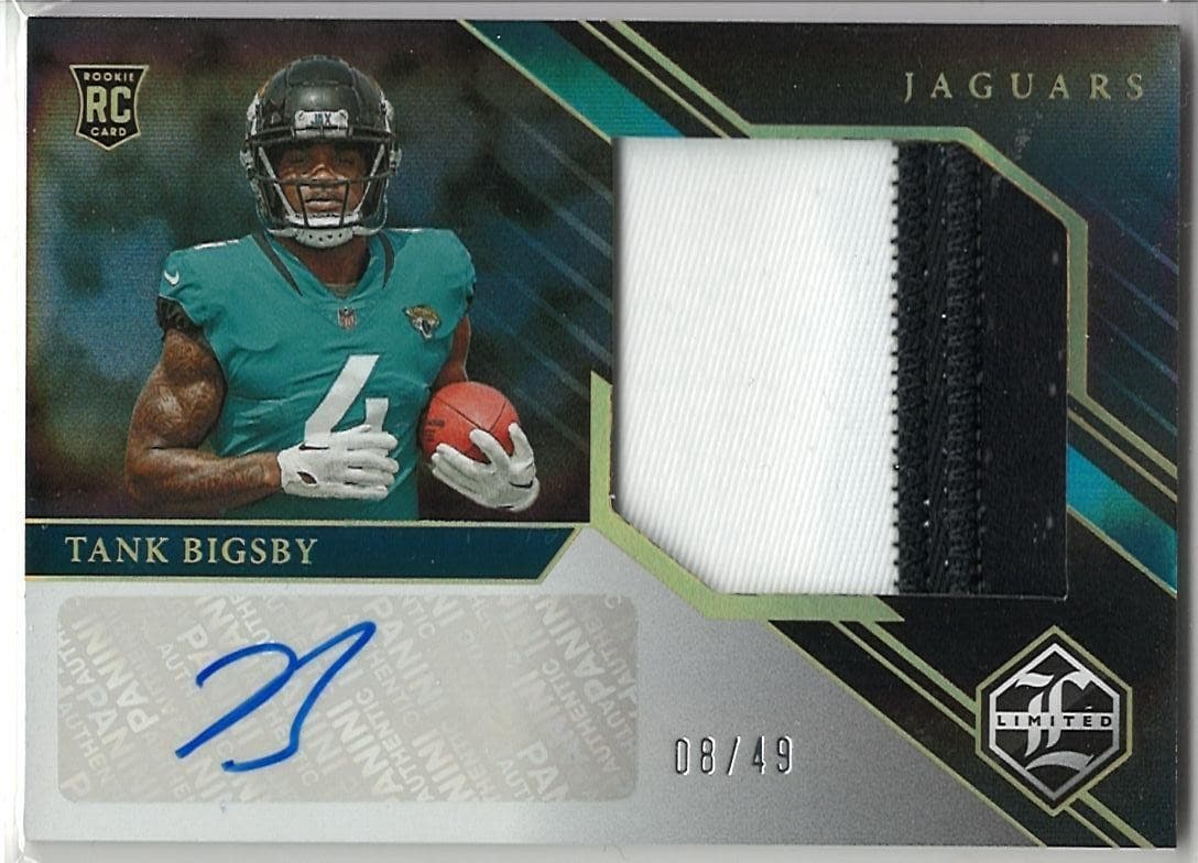 2023 Panini Limited Tank Bigsby RC RPA Gold Spotlight Auto /49