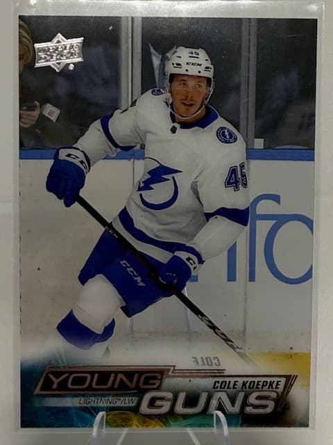 2022-23 Upper Deck #484 Cole Koepke Clear Cut