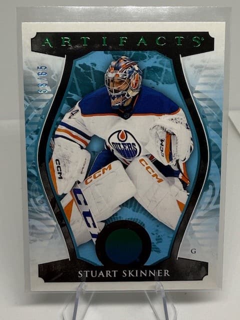 2023-24 Upper Deck Artifacts #147 Stuart Skinner Polychrome #/65