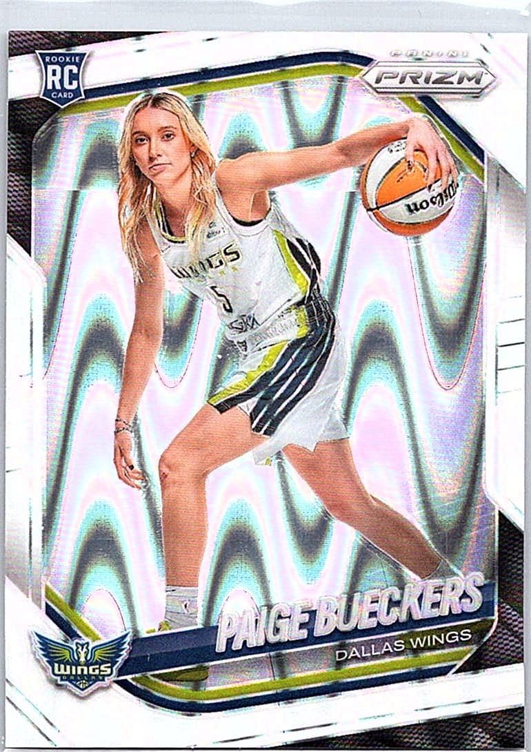 2025 Panini Prizm WNBA #147 Paige Bueckers White Seismic Prizms
