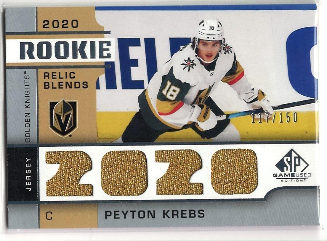 2020-21 SP Game Used #RB-PK Peyton Krebs Rookie Relic Blends /150