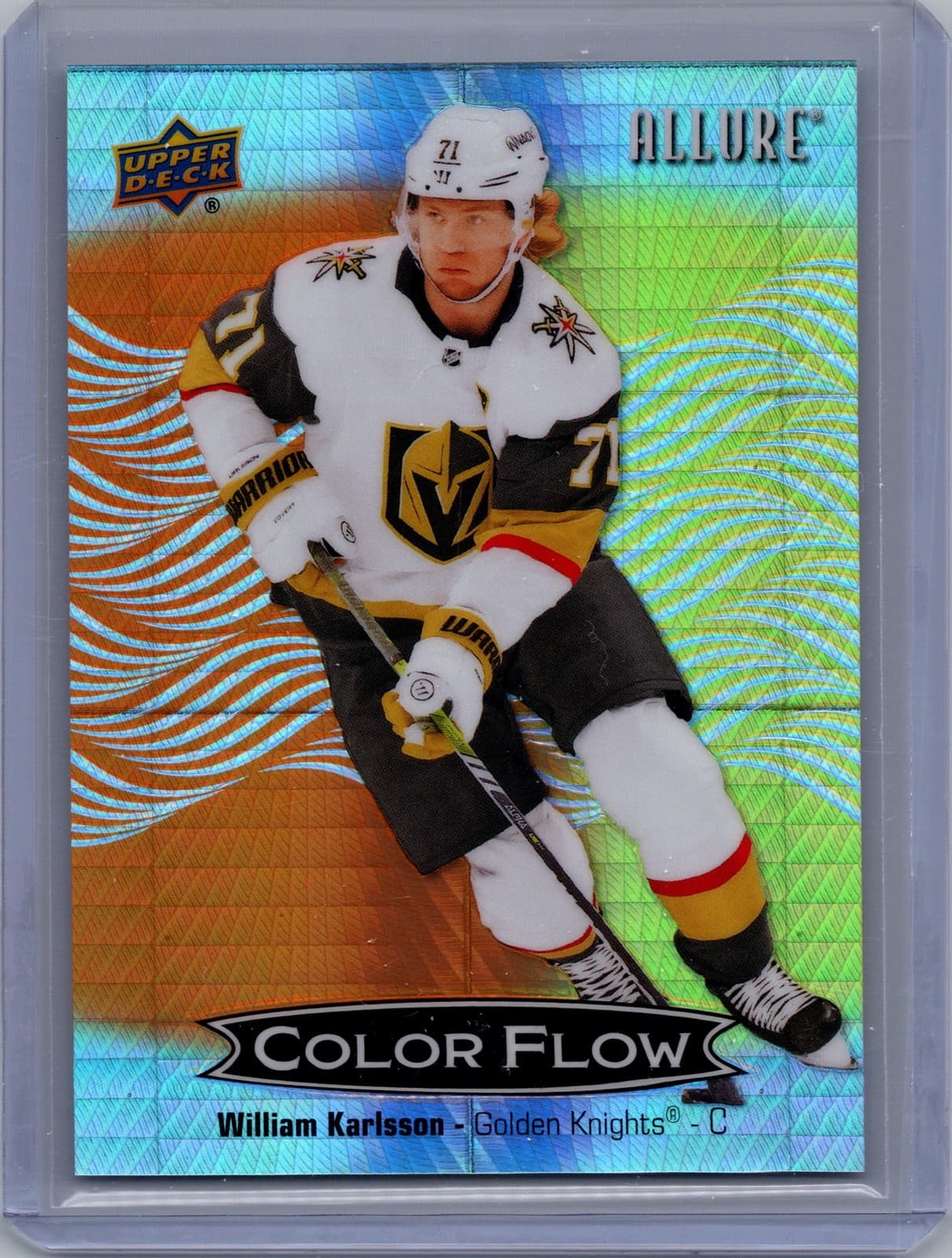 2024-25 Allure #CFL-59 William Karlsson Orange-Yellow Spectrum /199