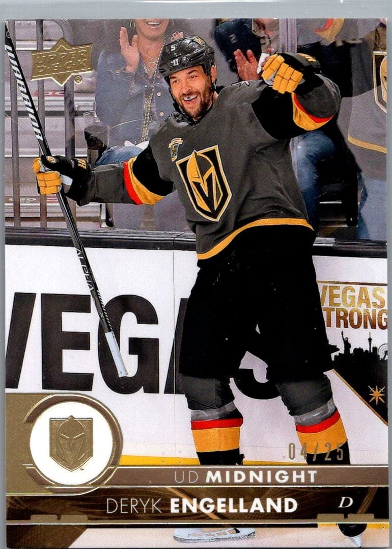 2017-18 Upper Deck #429 Deryk Engelland UD Midnight /25