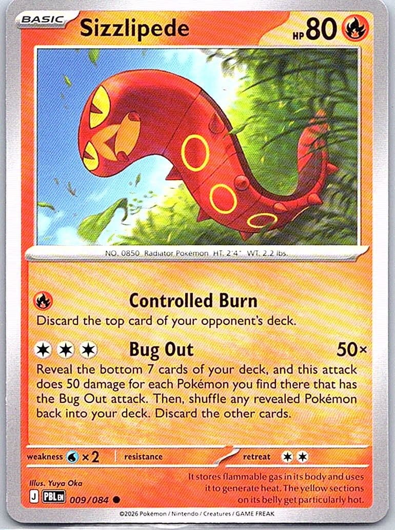 ME05: Pitch Black #009/084 Sizzlipede