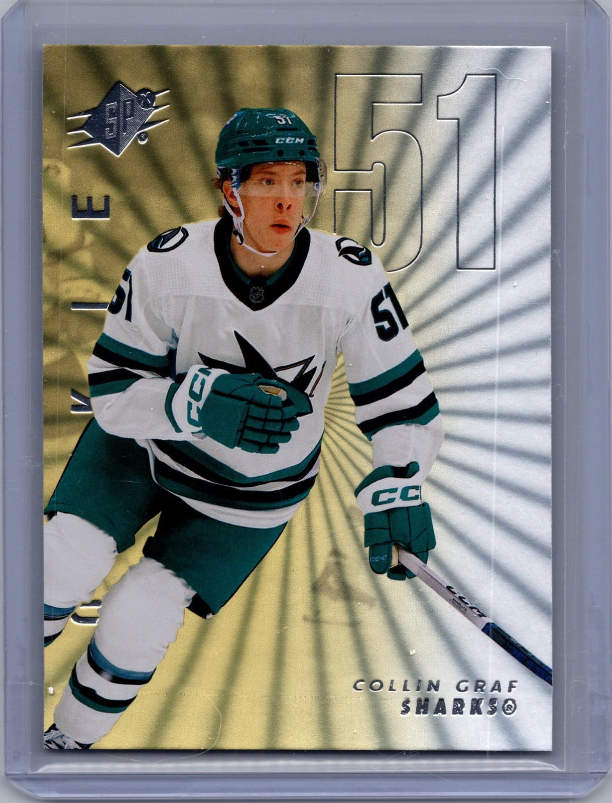 2024-25 SPx #102 Collin Graf Gold