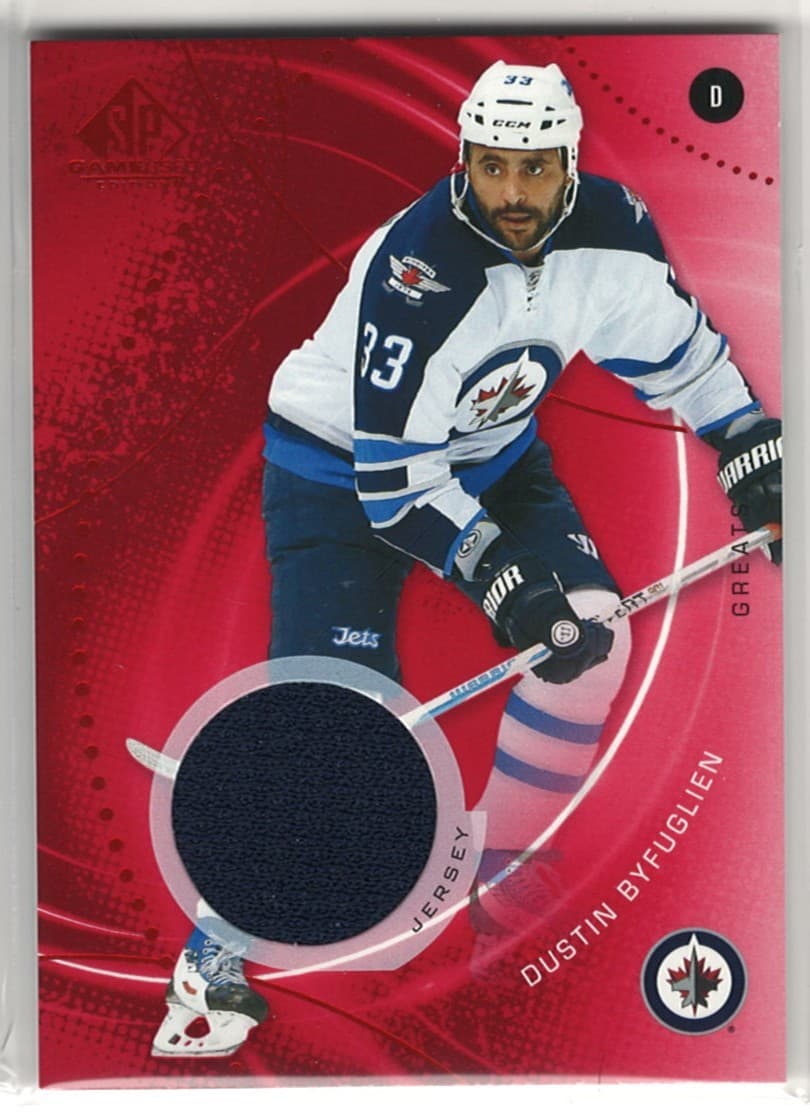 2025-26 SP Game Used #115 Dustin Byfuglien Red Jersey