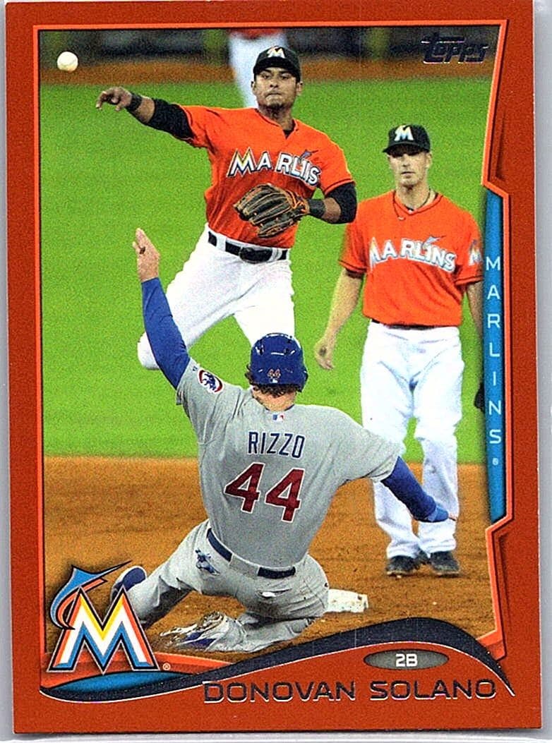 2014 Topps #567 Donovan Solano Red