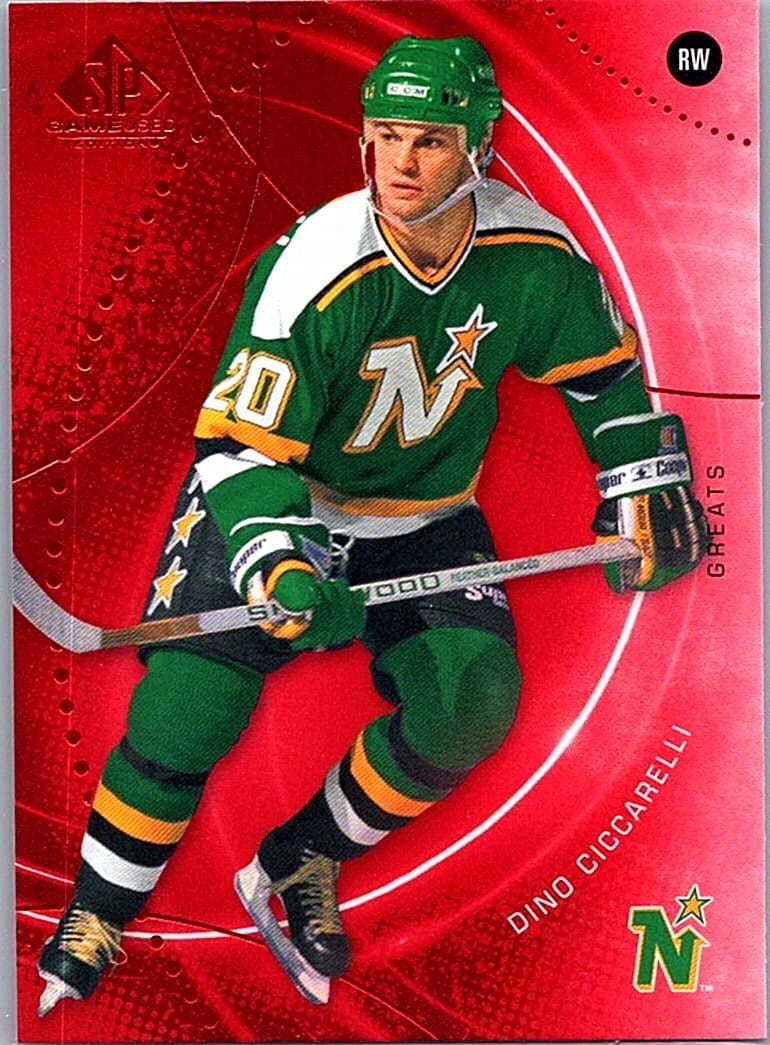 2025-26 SP Game Used #45 Dino Ciccarelli Red