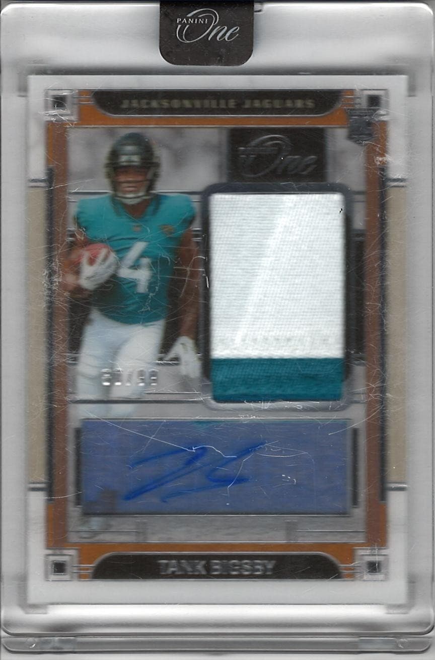 2023 Panini One ENCASED #138 Tank Bigsby RC RPA Auto /99 2 Color