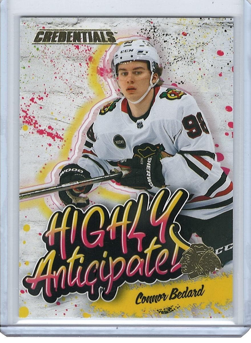 2023-24 Upper Deck Credentials #HA-1 Connor Bedard RC Highly Anticipated
