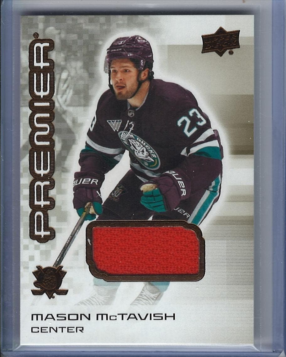 2024-25 Upper Deck Premier #23 Mason McTavish Bronze Jersey