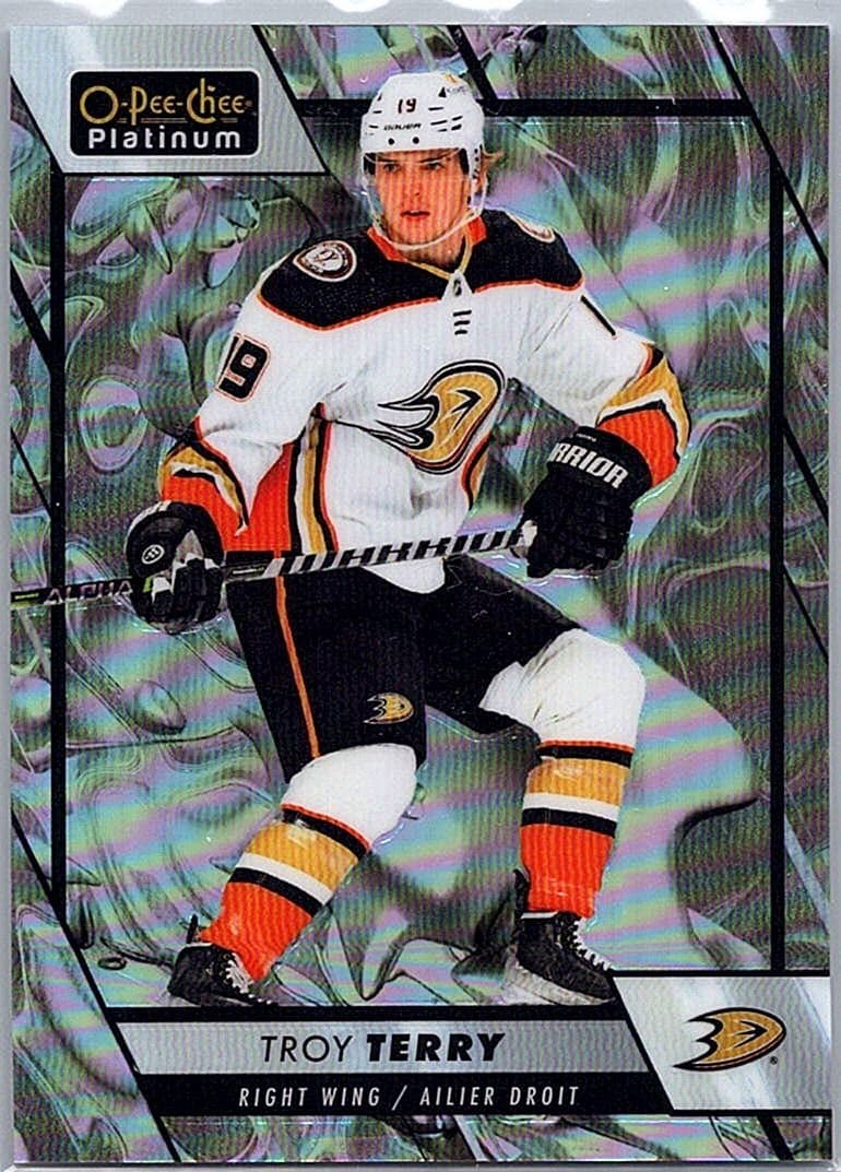 2023-24 O-Pee-Chee Platinum #95 Troy Terry Liquid Metal /399
