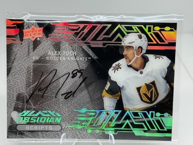 2019-20 SPx #OS-AT Alex Tuch UD Black Obsidian Scripts